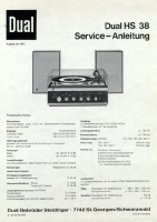 Dual HS-38-Service-Manual 